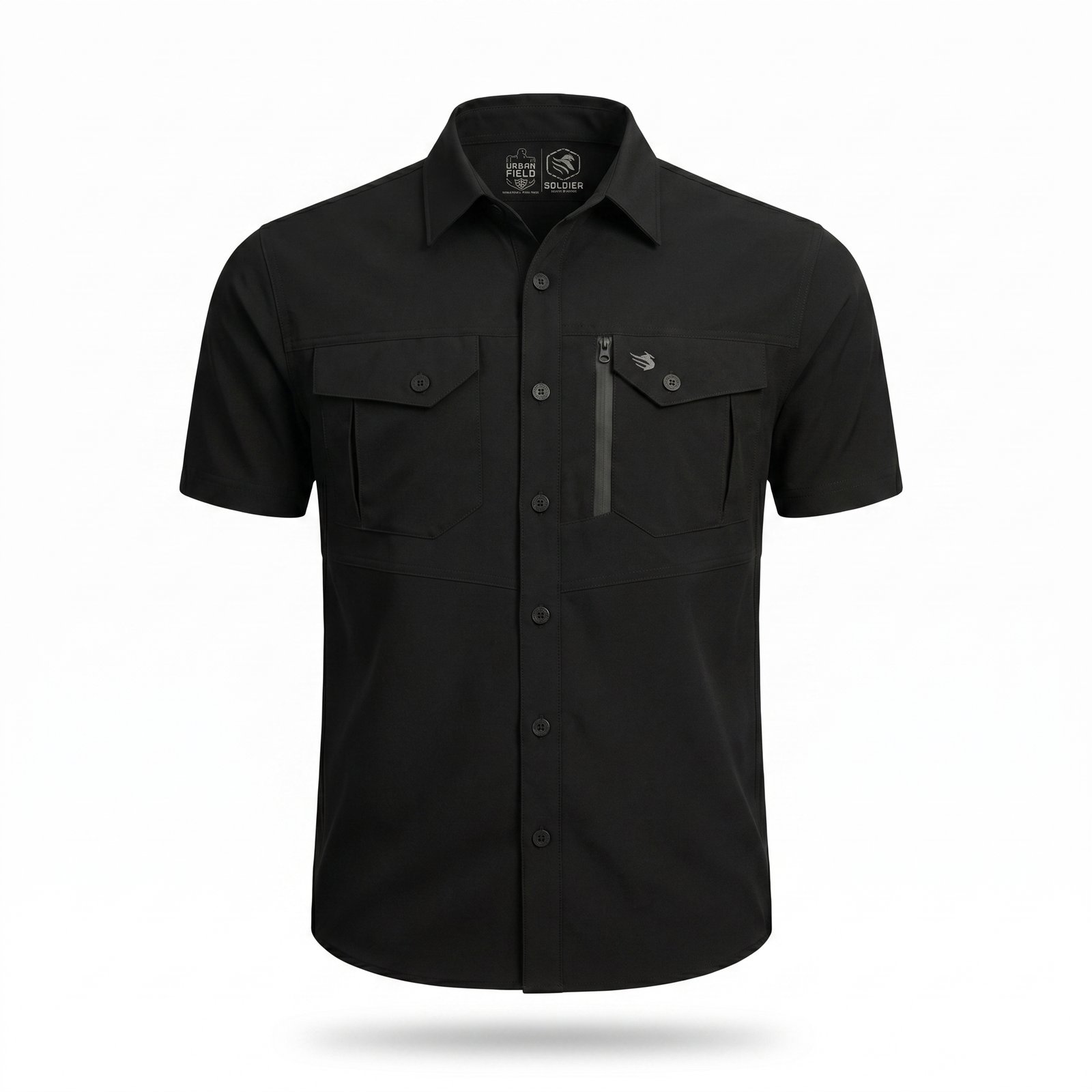 Kemeja Tactical Lengan Pendek Twill Stretch – Recon Phantom Series | Soldier Apparel - Gambar 2