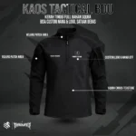 Hitam Loreng Polos