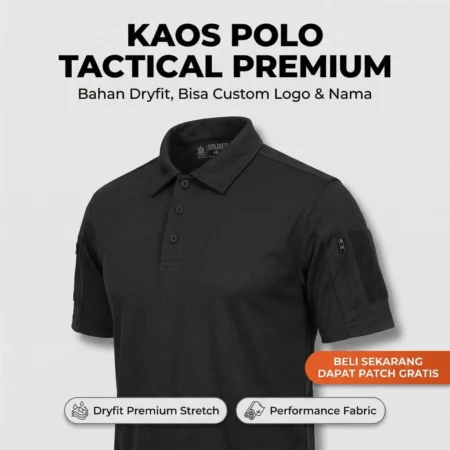 Kaos PoloTactical Pria