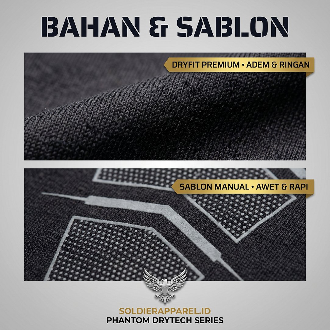 Kaos Running Dryfit Premium – Phantom DryTech Series | Kaos Olahraga - Gambar 4