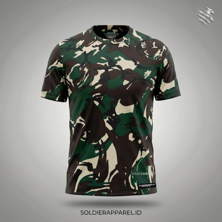 Kaos Loreng Malvinas Dryfit Premium Adem Tebal - Soldier ...