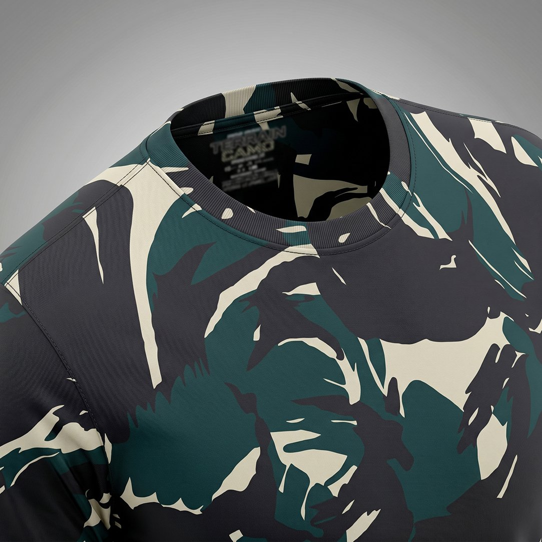 Kaos Loreng Malvinas Dryfit Pria Lengan Pendek Camo Series Oblong Adem Cepat Kering - Soldier Apparel - Gambar 4
